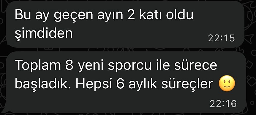 Müşteri mesajı